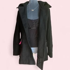 Miss sixty black wool coat